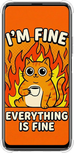 Силіконовий протиударний с посиленими кутами чехол Funny Cat для Huawei P Smart Pro - 6786sp-1906 изображение 