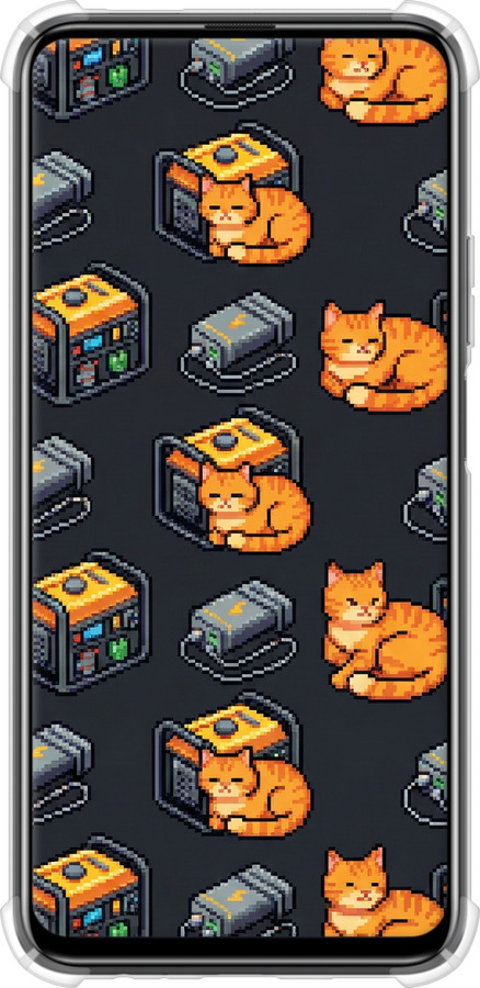 Силикон с усиленными углами чехол Autonomous Zone для Huawei P Smart Pro - 6771sp-1906 изображение 