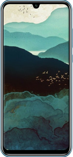 TPU чехол Із зображенням гір Індіго для Huawei P Smart S - 6484b-1813 изображение 