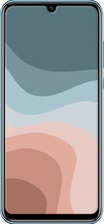 TPU чехол З синіми та рожевими хвилями в стилі ретро для Huawei P Smart S - 6532b-1813 изображение 