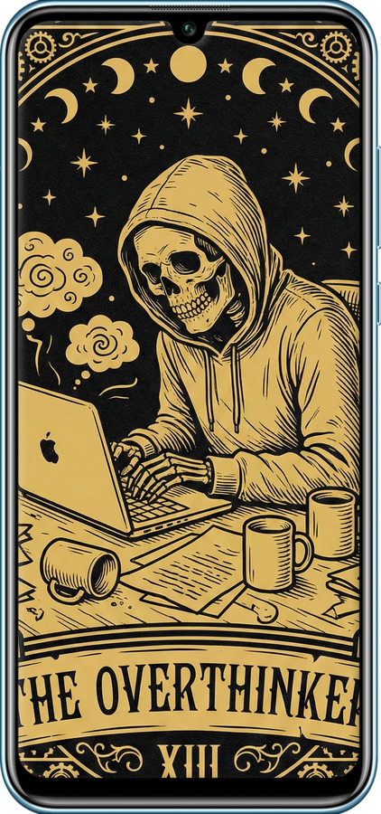 TPU чехол The Overthinker для Huawei P Smart S - 6774b-1813 изображение 