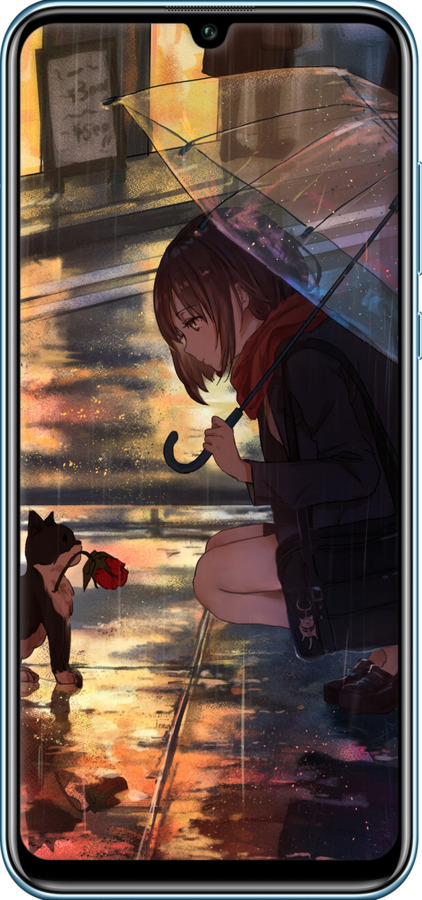 Силиконовый чехол Anime для Huawei P Smart S - 6609u-1813 изображение 