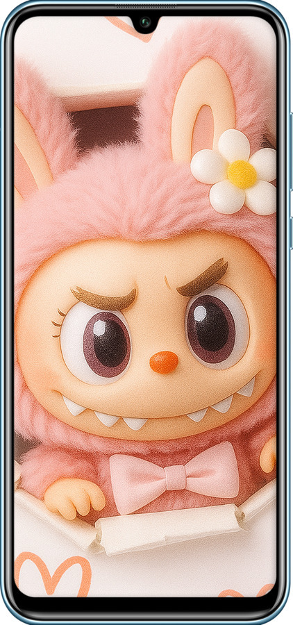 Силіконовий чехол Лабубу 2 для Huawei P Smart S - 6710u-1813 изображение 