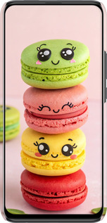 3D пластиковый матовый чехол Печенье для Huawei P Smart Z - 6693m-1704 изображение 