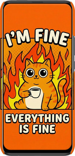 3D пластиковый матовый чехол Funny Cat для Huawei Y9 Prime 2019 - 6786m-1736 изображение 