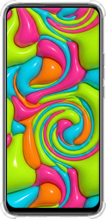 Силіконовий протиударний с посиленими кутами чехол Y2K Jelly Dream для Huawei P Smart Z - 6780sp-1704 изображение 