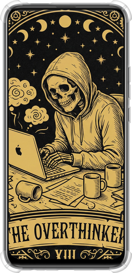 Силикон с усиленными углами чехол The Overthinker для Huawei Y9 Prime 2019 - 6774sp-1736 изображение 