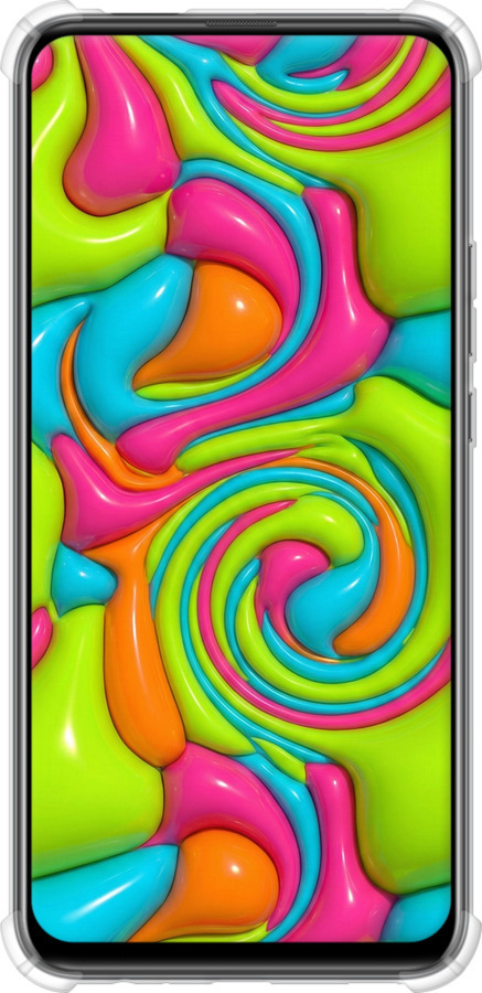 Силіконовий протиударний с посиленими кутами чехол Y2K Jelly Dream для Huawei P Smart Z - 6780sp-1704 изображение 
