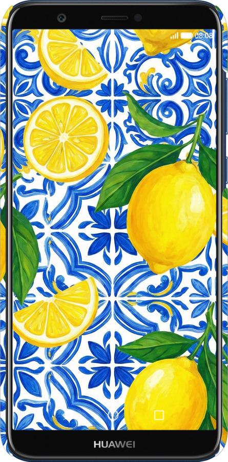 3D пластиковый матовый чехол Grocery Girl Italian Summer для Huawei P Smart - 6766m-1346 изображение 