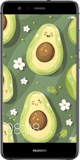Силіконовий чехол Авокадо для Huawei P10 Lite - 6380u-896 изображение 