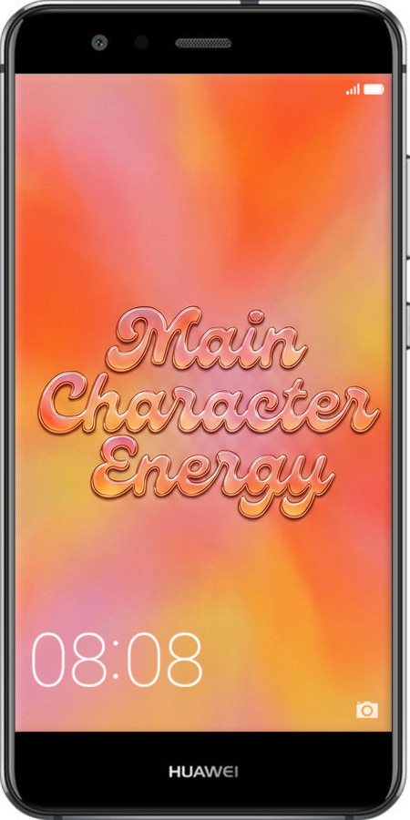 Силиконовый чехол Aura Gradient Main Character Energy Aesthetic Y2K для Huawei P10 Lite - 6783u-896 изображение 