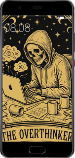 2D пластиковый чехол The Overthinker для Huawei P10 Plus - 6774t-963 изображение 