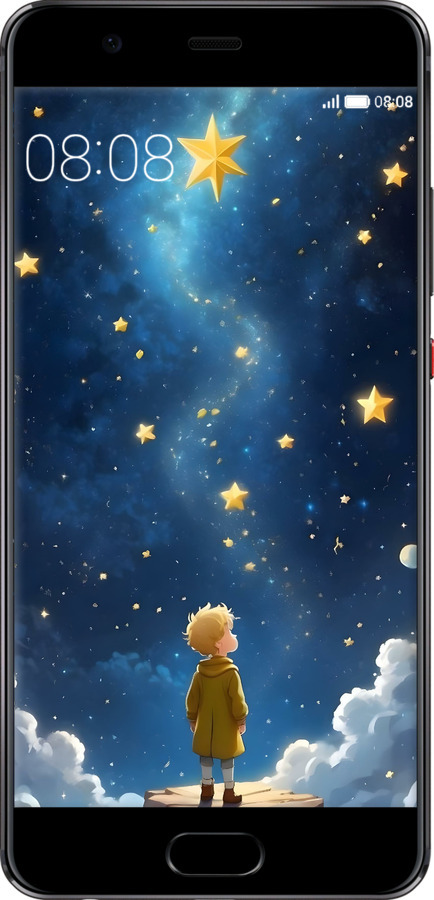 Силиконовый чехол Маленький принц для Huawei P10 Plus - 6326u-963 изображение 
