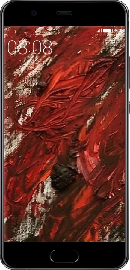 2D пластиковый чехол Абстрактная композиция в красных тонах для Huawei P10 Plus - 6541t-963 изображение 