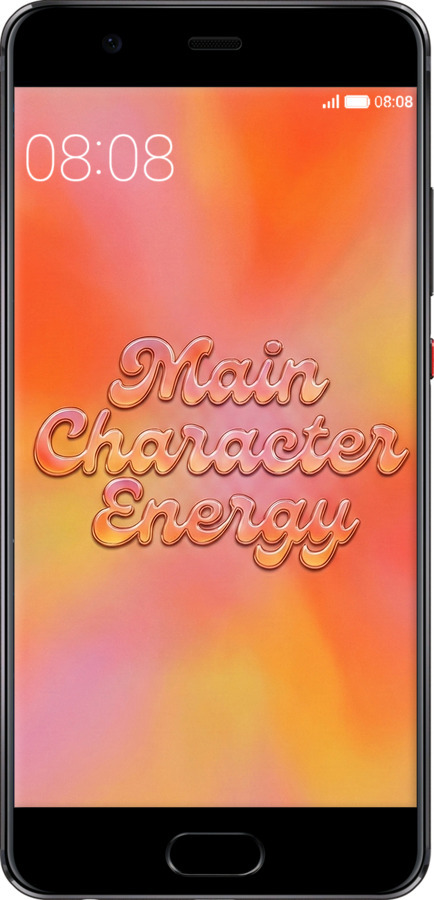 2D пластиковий чехол Aura Gradient Main Character Energy Aesthetic Y2K для Huawei P10 Plus - 6783t-963 изображение 