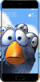 3D пластиковый матовый чехол Angry Birds для Huawei P10 - 6008m-780 изображение 