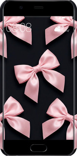 3D пластиковый матовый чехол Coquette Ribbons Dark Coquette для Huawei P10 - 6767m-780 изображение 