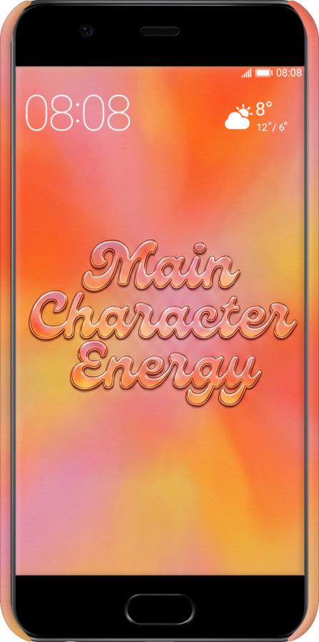 3D пластиковый матовый чехол Aura Gradient Main Character Energy Aesthetic Y2K для Huawei P10 - 6783m-780 изображение 