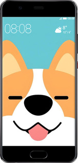 2D пластиковий чехол Корги для Huawei P10 - 6280t-780 изображение 