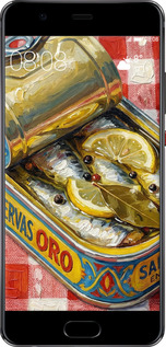 2D пластиковий чехол Vintage Sardine Tin Phone для Huawei P10 - 6772t-780 изображение 