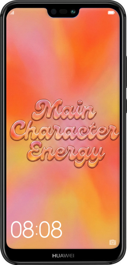 TPU чехол Aura Gradient Main Character Energy Aesthetic Y2K для Huawei P20 Lite - 6783b-1410 изображение 