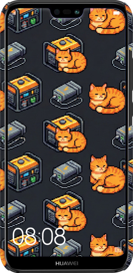 3D пластиковый матовый чехол Autonomous Zone для Huawei P20 Lite - 6771m-1410 изображение 