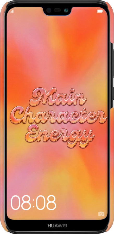 3D пластиковый матовый чехол Aura Gradient Main Character Energy Aesthetic Y2K для Huawei P20 Lite - 6783m-1410 изображение 