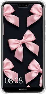 Силикон с усиленными углами чехол Coquette Ribbons Dark Coquette для Huawei P20 Lite - 6767sp-1410 изображение 