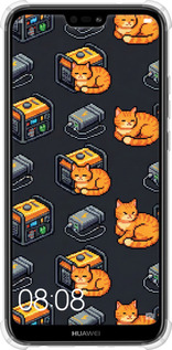 Силикон с усиленными углами чехол Autonomous Zone для Huawei P20 Lite - 6771sp-1410 изображение 