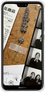 Силикон с усиленными углами чехол Aesthetic Scrapbook Collage для Huawei P20 Lite - 6773sp-1410 изображение 