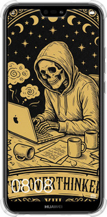 Силіконовий протиударний с посиленими кутами чехол The Overthinker для Huawei P20 Lite - 6774sp-1410 изображение 