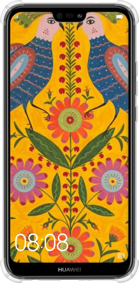 Силикон с усиленными углами чехол Примаченко4 для Huawei P20 Lite - 5912sp-1410 изображение 