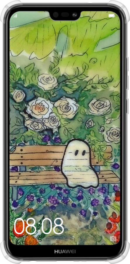 Силикон с усиленными углами чехол Призрак 3 для Huawei P20 Lite - 6248sp-1410 изображение 