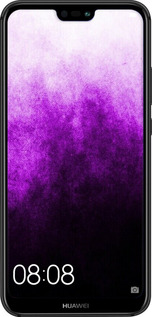 2D пластиковий чехол Абстрактна композиція у фіолетових тонах для Huawei P20 Lite - 6478t-1410 изображение 