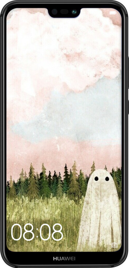 2D пластиковий чехол Привид для Huawei P20 Lite - 6401t-1410 изображение 