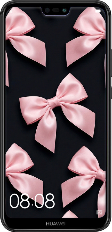 Силіконовий чехол Coquette Ribbons Dark Coquette для Huawei P20 Lite - 6767u-1410 изображение 