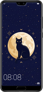 TPU чехол Cute Cat Celestial/Witchy для Huawei P20 Pro - 6787b-1470 изображение 