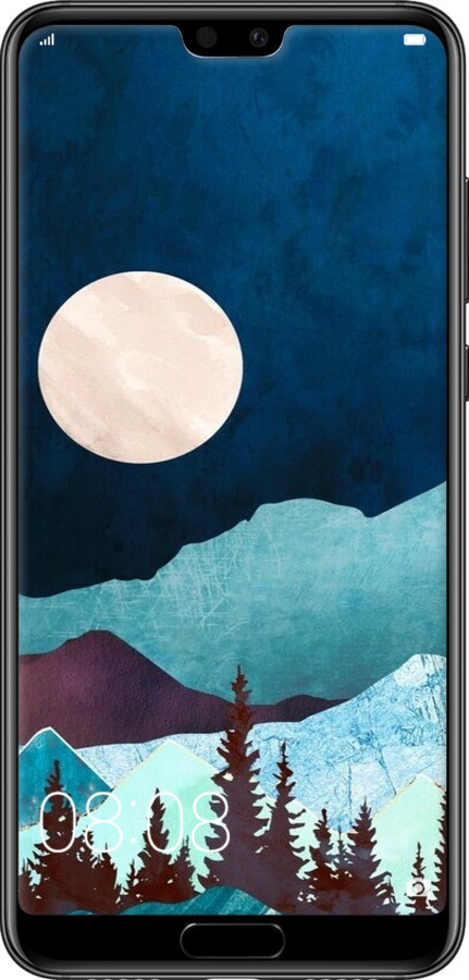TPU чехол Гірська ідилія нічний краєвид для Huawei P20 Pro - 6488b-1470 изображение 