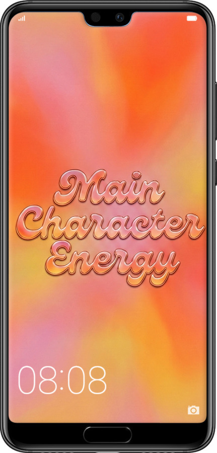 TPU чехол Aura Gradient Main Character Energy Aesthetic Y2K для Huawei P20 Pro - 6783b-1470 изображение 