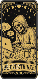 3D пластиковый матовый чехол The Overthinker для Huawei P20 Pro - 6774m-1470 изображение 