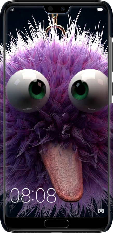 3D пластиковый матовый чехол Пушистик для Huawei P20 Pro - 6017m-1470 изображение 