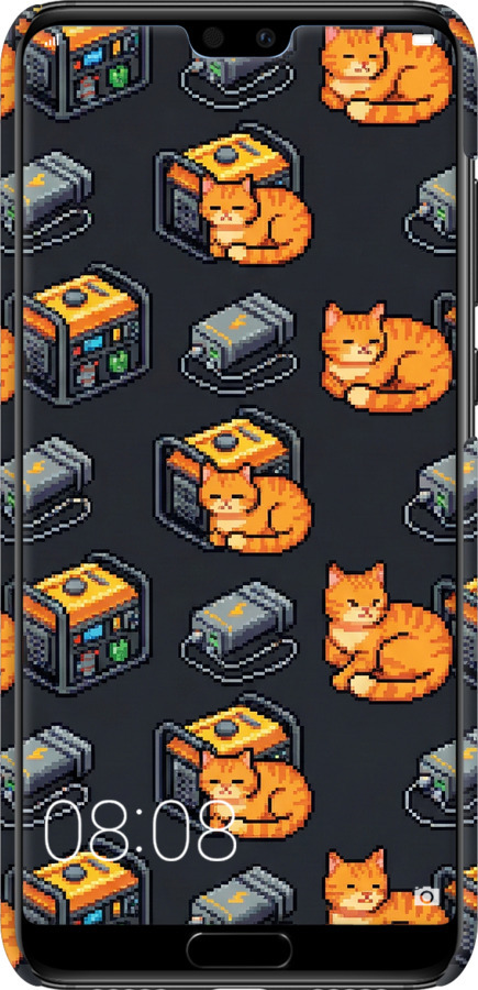 3D пластиковый матовый чехол Autonomous Zone для Huawei P20 Pro - 6771m-1470 изображение 