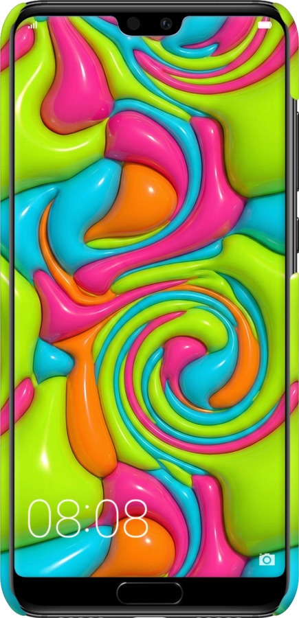 3D пластиковий матовий чехол Y2K Jelly Dream для Huawei P20 Pro - 6780m-1470 изображение 