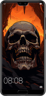 2D пластиковый чехол Череп в пещере для Huawei P20 Pro - 5959t-1470 изображение 