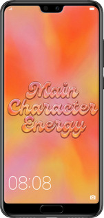 2D пластиковий чехол Aura Gradient Main Character Energy Aesthetic Y2K для Huawei P20 Pro - 6783t-1470 изображение 