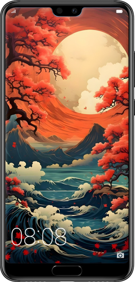 2D пластиковый чехол Природа японии для Huawei P20 Pro - 6327t-1470 изображение 