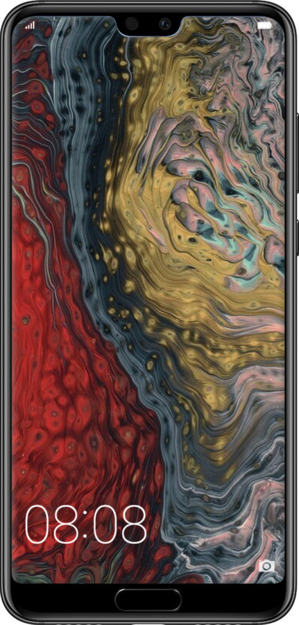 2D пластиковый чехол С изображением абстрактной живописи для Huawei P20 Pro - 6530t-1470 изображение 