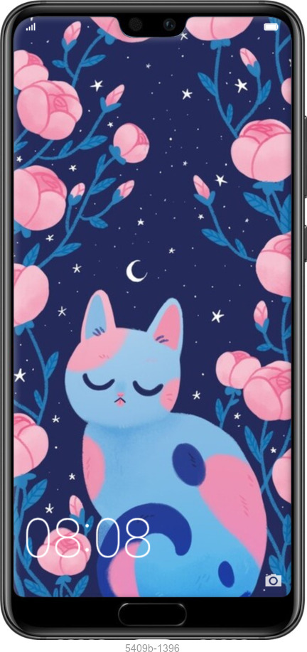 TPU чехол № 5409 для Huawei P20 - 5409b-1396 изображение 