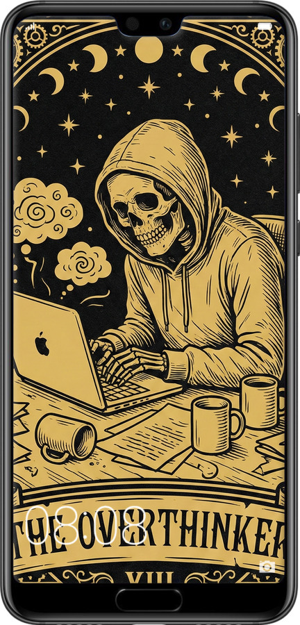 TPU чехол The Overthinker для Huawei P20 - 6774b-1396 изображение 