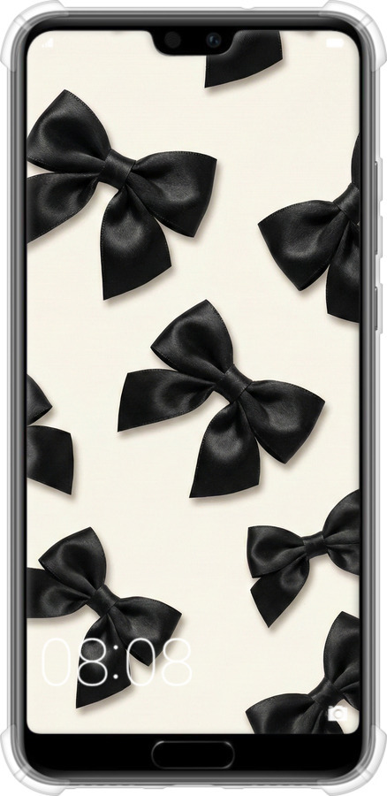 Силіконовий протиударний с посиленими кутами чехол Dark Coquette для Huawei P20 - 6765sp-1396 изображение 
